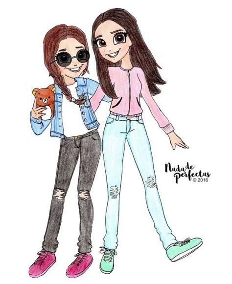 Nada De Perfectas Bff Drawings Best Friend Drawings Drawings Of Friends