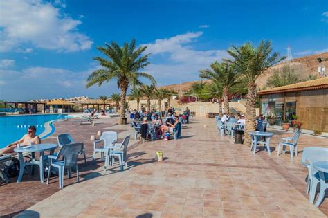 Amman Beach Jordan March 21 2017 Swimming Pool At The Amman Beach