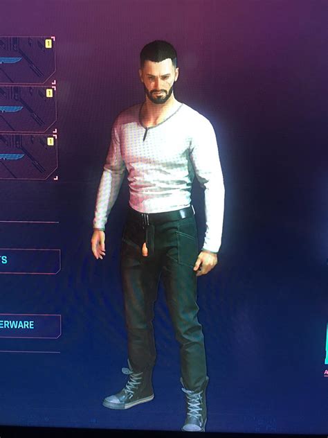 got a glitch in cyberpunk 2077 that no matter what trousers i wear my dudes dick is hanging out