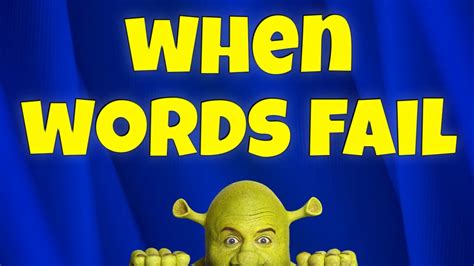 When Words Fail Backing Track Karaoke Instrumental Shrek The Musical