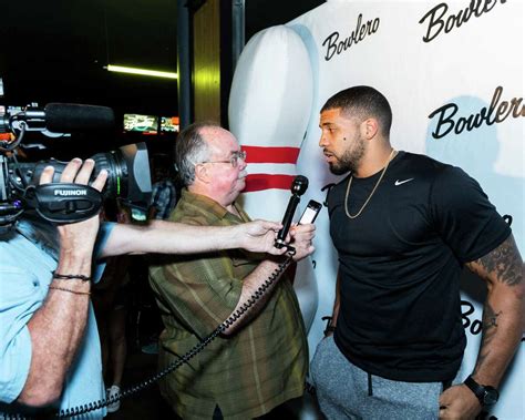 Arian Foster And 5 Pound Burger Star At Woodlands Bowling Alley Opening
