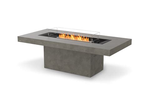 When the source of gas is burned, the only thing that is produced as a reaction of combustion is carbon dioxide and h2o. EcoSmart GIN 90 (Dining) Ethanol Fire Pit Table - Gold ...