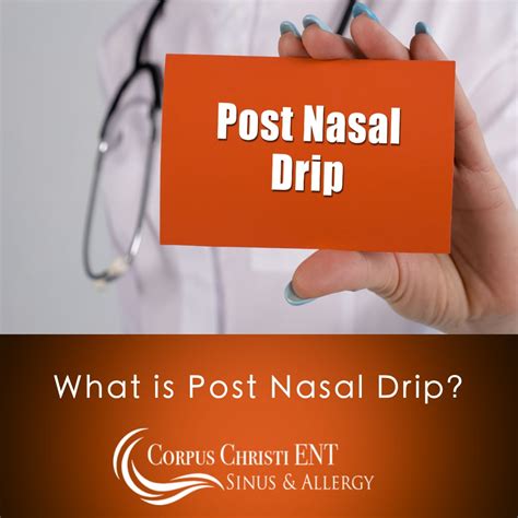 What Is Post Nasal Drip Corpus Christi Tx Allergy Sinus Doctor