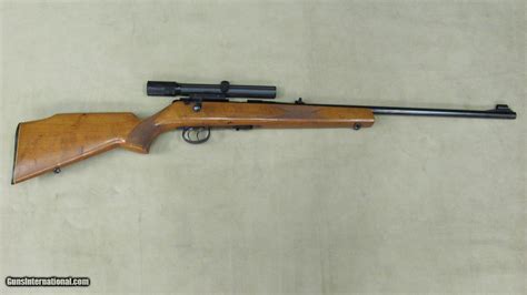 Anschutz Model 54 Sporter 22 Lr With Checkered Stock Double Set