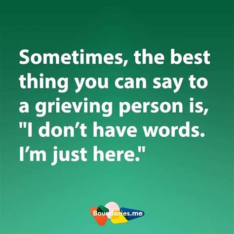 image caption sometimes the best thing you can say to a grieving person is i don t have