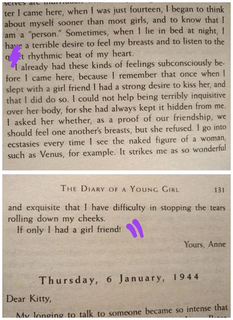 This Is From Anne Frank S Diary I Literally Screamed Out Loud When I Read It Favorite Person