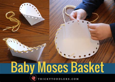 Adorable Baby Moses Basket Craft Toddler Friendly Bible Story Lesson