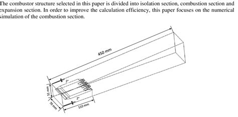 Structure Of The Combustion Section Download Scientific Diagram