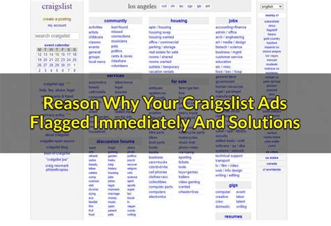 Reason Why Your Craigslist Ads Flagged Immediately And Solutions Yesassistant Llc