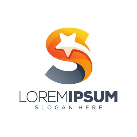 Premium Vector S Star Logo Template
