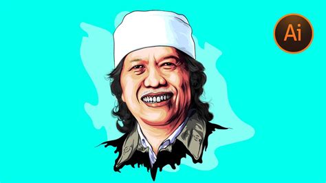 9 Sketsa Wajah Cak Nun Blog Bontang