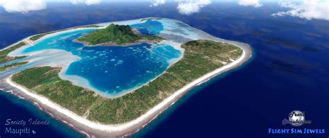 The Society Islands By Flight Sim Jewels And Pearl Simulations SimFlight
