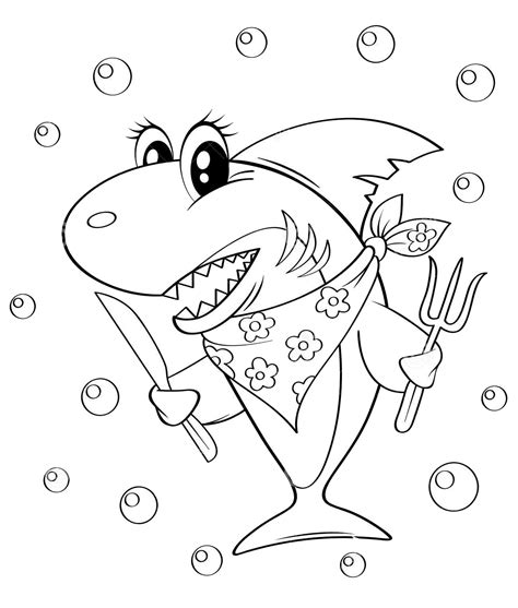 Cập nhật 70 về tranh tô màu cá mập mới nhất gemriversidequan2 edu vn
