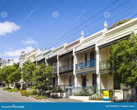 Terrace House Paddington Sydney Stock Image Image Of Building