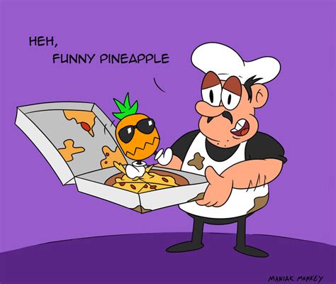 Pineapple Pizza By Maniakmonkey On Deviantart