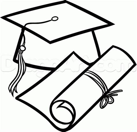 How To Draw A Graduation Cap Step By Step Stuff Pop Culture Free