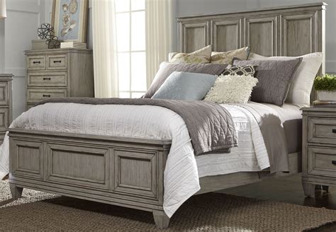 Grayton Grove Driftwood King Panel Bed From Liberty Coleman Furniture