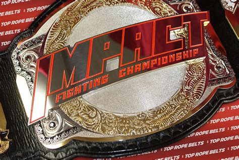 Impact Fighting Championship Mma Belt Top Rope Belts