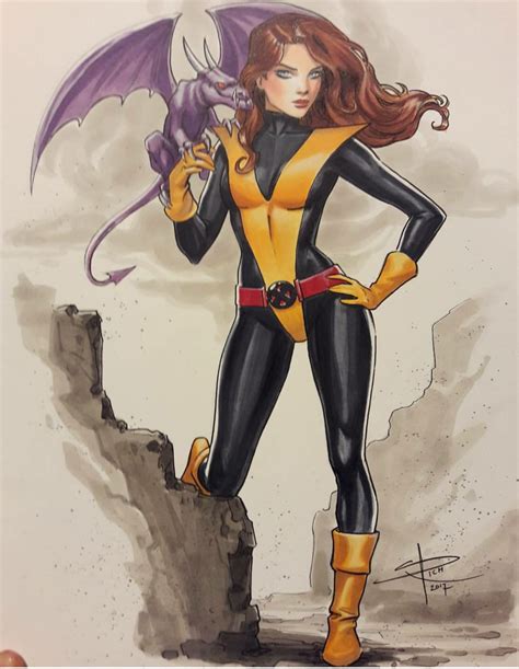 Kitty And Lockheed By Sabine Rich Marvel Comic Universe Marvel Dc