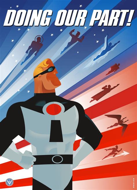 Doing My Part Mr Incredible Poster Disney Posters The Incredibles