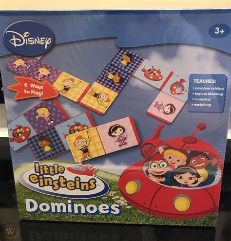 New Playhouse Disney Jr Little Einsteins Dominoes Game Sealed Box Kids