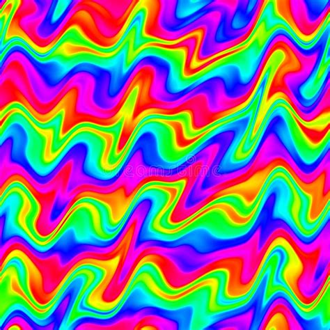 Abstract Colorful Pattern Rainbow Color Spectrum Multicolor Wavy