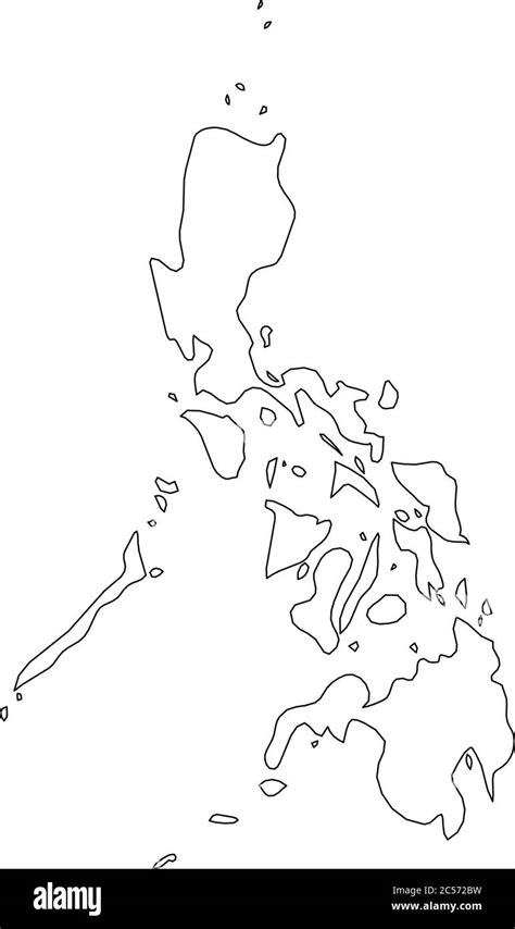 Philippine Map Outline PNG