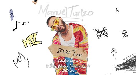 Manuel Turizo Llega Con 2000 Tour 7 De Mayo En Movistar Arena