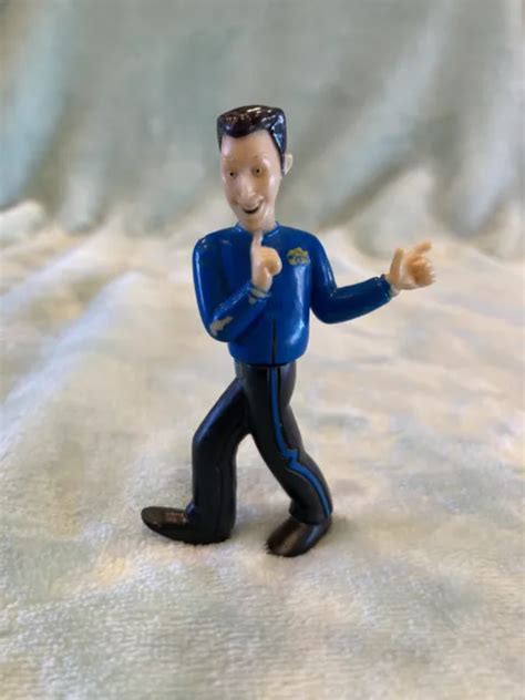 The Wiggles Blue Shirt Anthony 3” Pvc Figure Spin Master 2004 Free
