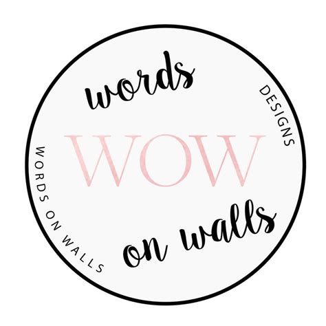 Browse Unique Items From Wordsonwallsdesigns On Etsy A Global