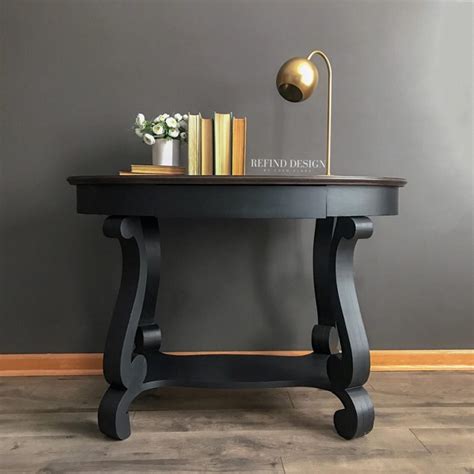 If needed, cut plaster into smaller pieces and apply to affected area. Table Refinish Using Walnut & Lamp Black | General ...