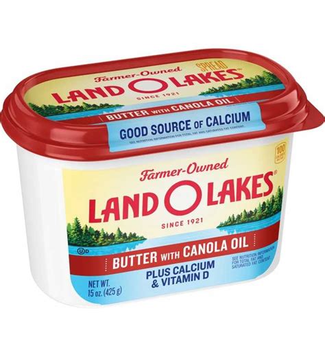 Land Olakes With Canola Oil Butter 15 Oz