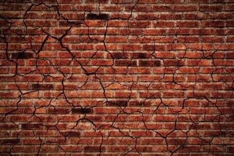 Old Crack Brick Wall Stock Photo Image Of Crack Wall 77995162