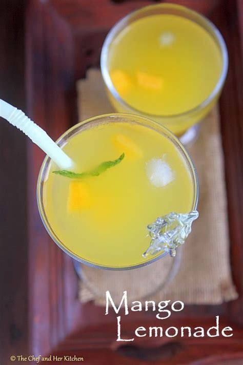 The Chef And Her Kitchen Mango Lemonade Recipe Easy