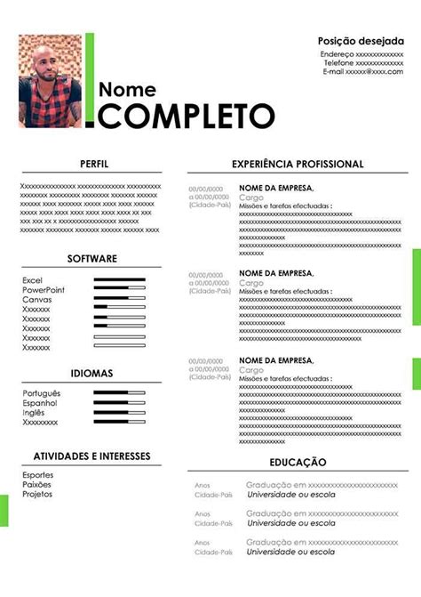 Curriculo Pronto Word Simples Gratis Financial Report