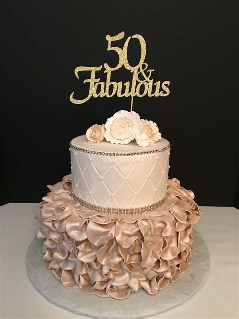 Any Number Gold Glitter 50th Birthday Cake Topper 50 And Etsy 70th