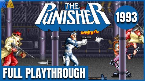 The Punisher Arcade Full Playthrough Classic Capcom Beat Em Up