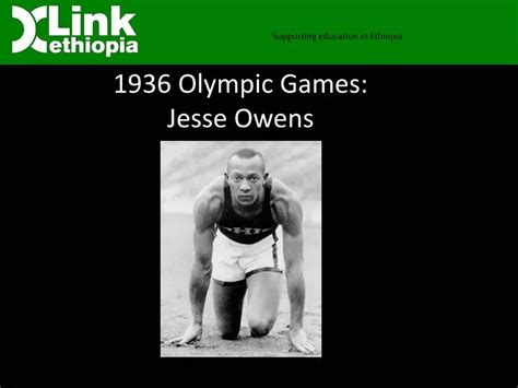 Ppt 1936 Olympic Games Jesse Owens Powerpoint Presentation Free