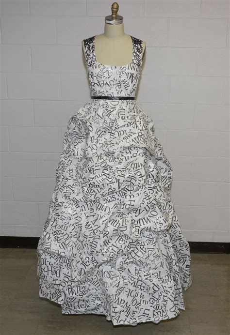 Students Fashion Recycled Dress Upcycled Fashion