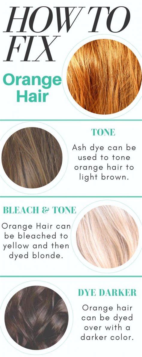 Color Correction How To Fix Orange Hair Hair Color Orange Color