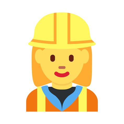 ‍♀️ Woman Construction Worker Emoji What Emoji 類