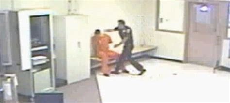 Shocking Cctv Shows New Yorks Top Jail Warder Brutally Beating Inmate