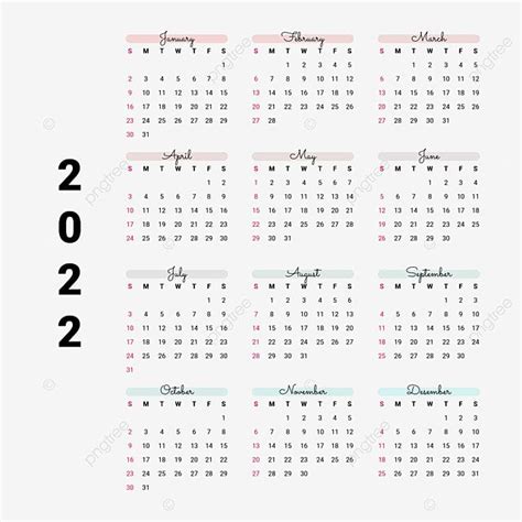 Calendarsimplepinkcyaneditableprintable2022new Yearcalendar