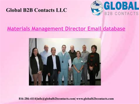 Materials Management Director Email Database By Shreey Ellen Issuu