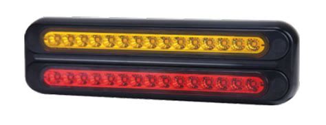 Slimline Led Combination Tail Light Led Multi Volt 12 And 24 Volt Dc