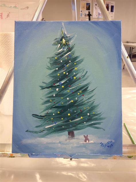 Acrylic Painting Ideas Winter Christmas Cards