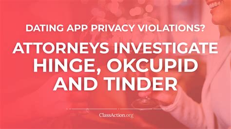 dating app privacy violations hinge okcupid tinder