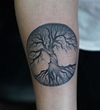 +30 Ideas de Tatuajes del Árbol de la vida y sus significados
