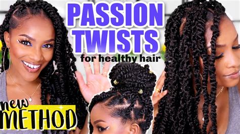 How To Easy Jumbo Passion Twists Protective Styling Ft Royal Oils Youtube
