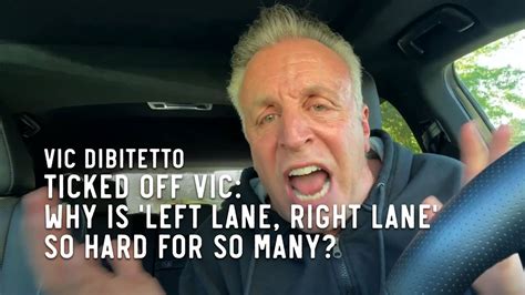 Ticked Off Vic Why Is Left Lane Right Lane So Hard For So Many